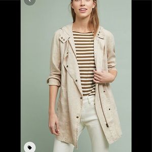 Michael Stars Anorak Linen Jacket in Sandstone